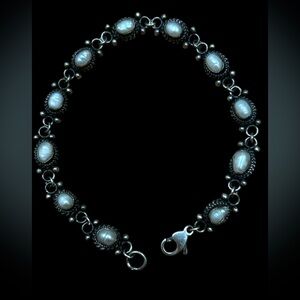 Vintage 925 seed pearl bracelet